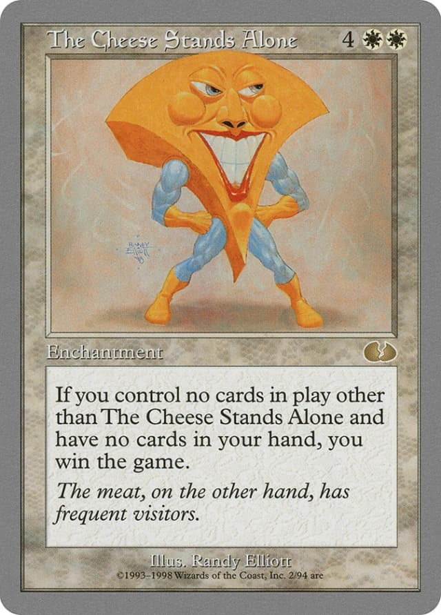 The Cheese Stands Alone image