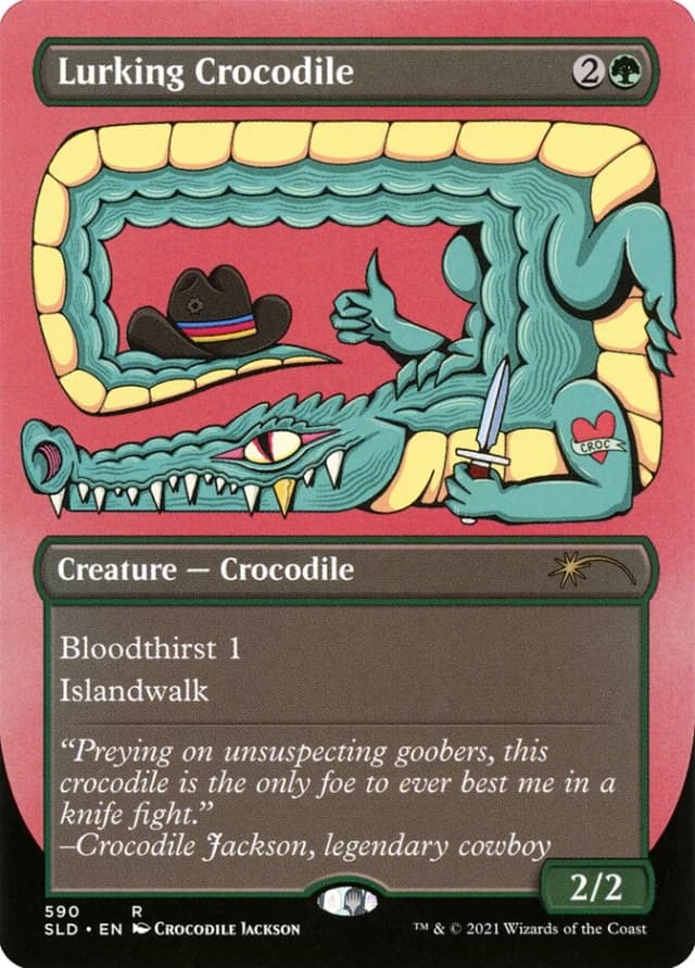 Lurking Crocodile image