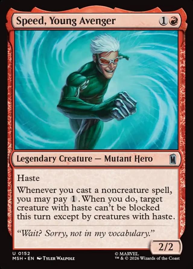 Speed, Young Avenger image