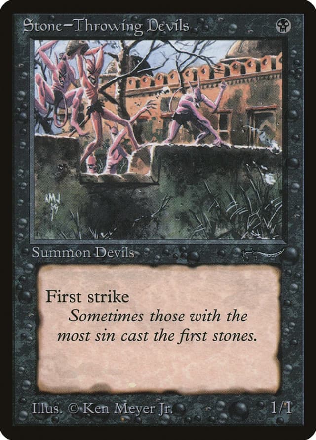 Stone-Throwing Devils image