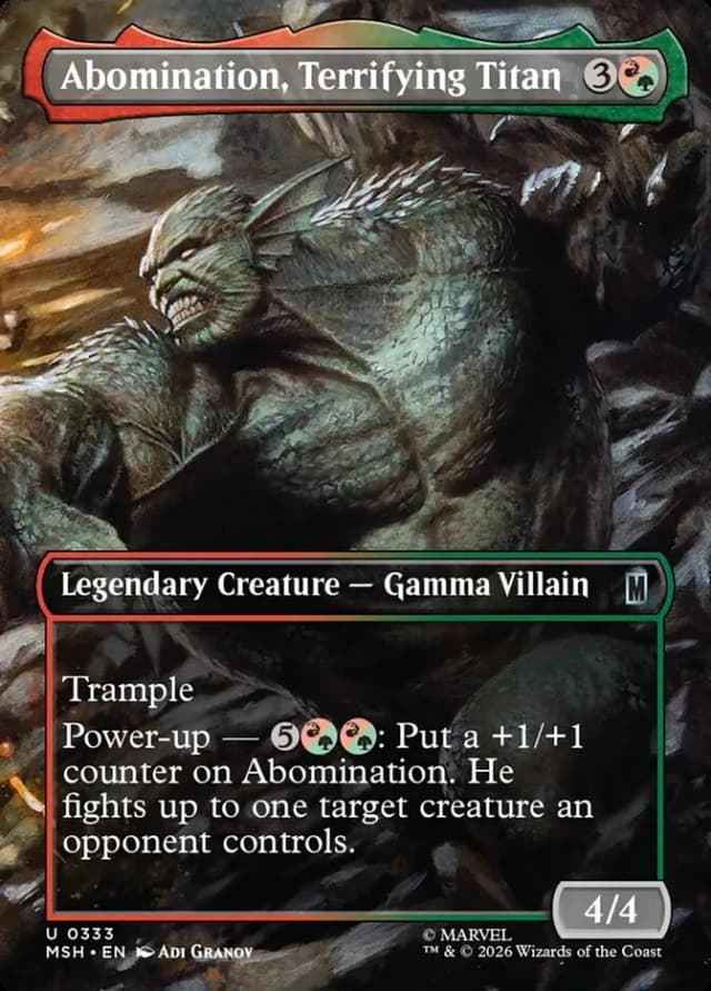 Abomination, Terrifying Titan image