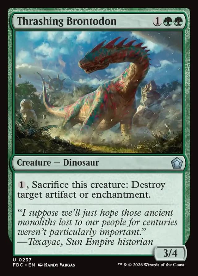 Thrashing Brontodon image