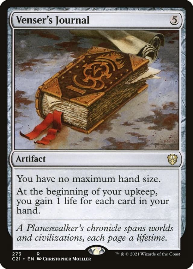 Venser's Journal image