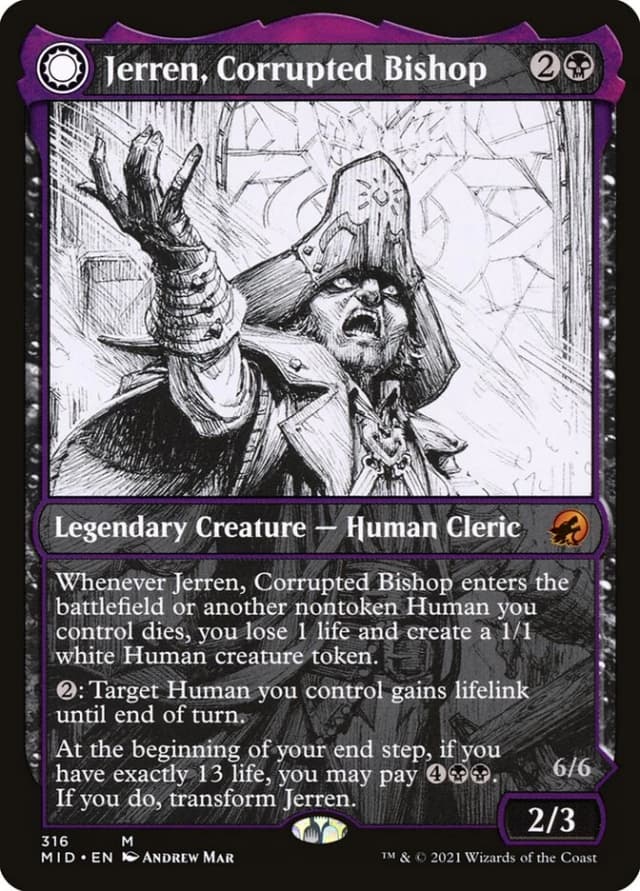 Jerren, Corrupted Bishop // Ormendahl, the Corrupter image