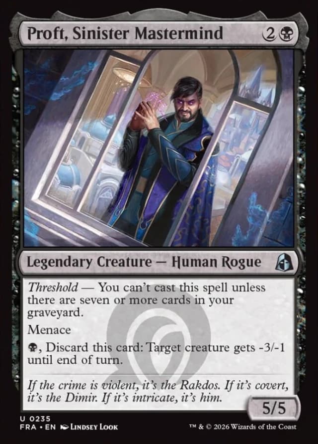 Proft, Sinister Mastermind image