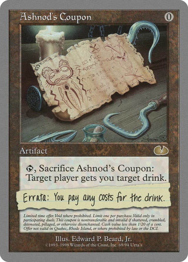 Ashnod's Coupon image