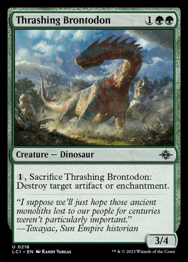 Thrashing Brontodon image