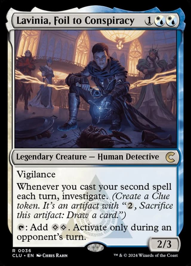Lavinia, Foil to Conspiracy image
