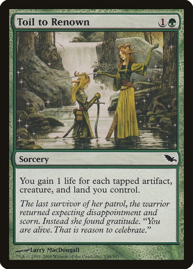 Toil to Renown image