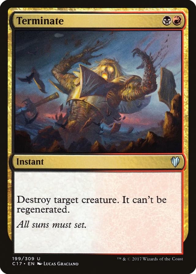 Terminate image