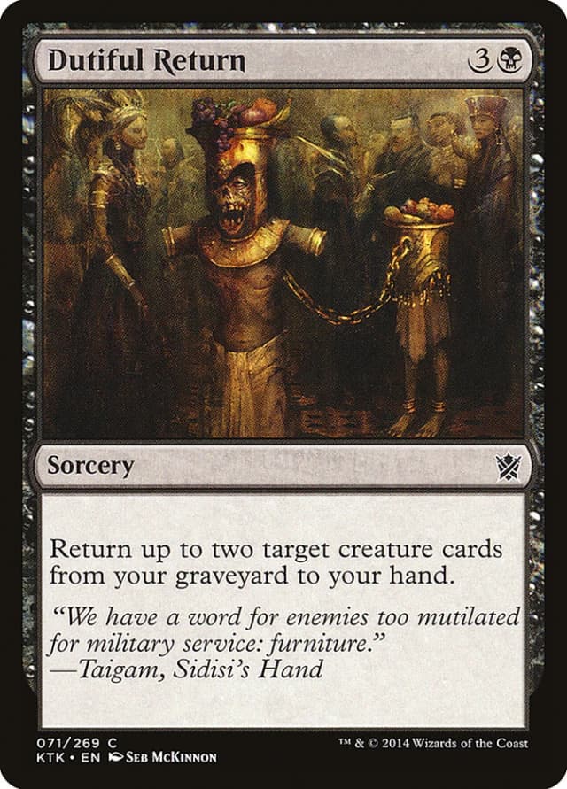 Dutiful Return image