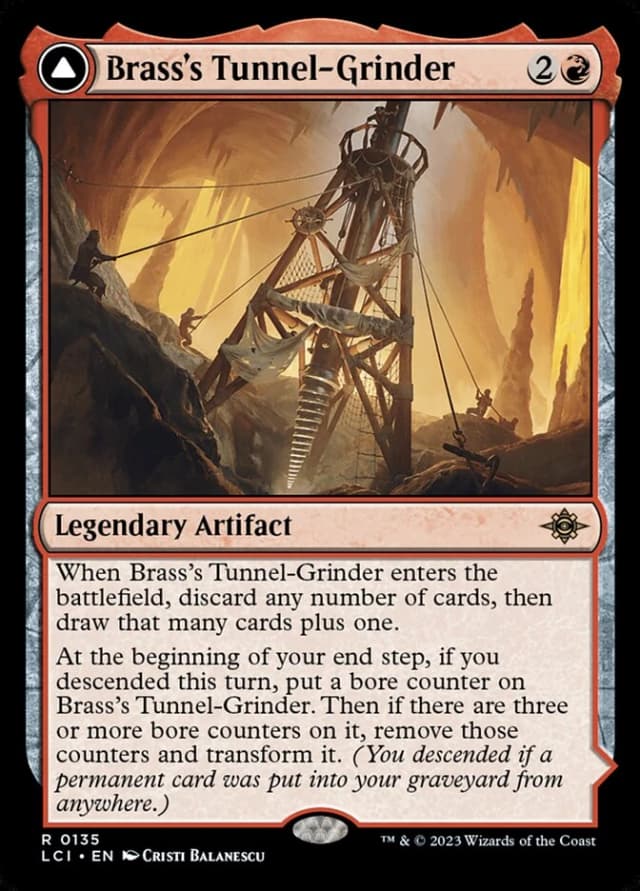 Brass's Tunnel-Grinder // Tecutlan, the Searing Rift image