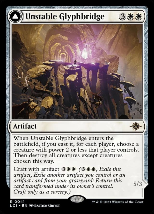 Unstable Glyphbridge // Sandswirl Wanderglyph image