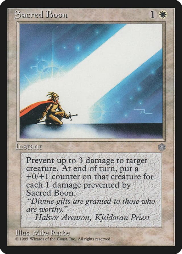Sacred Boon image