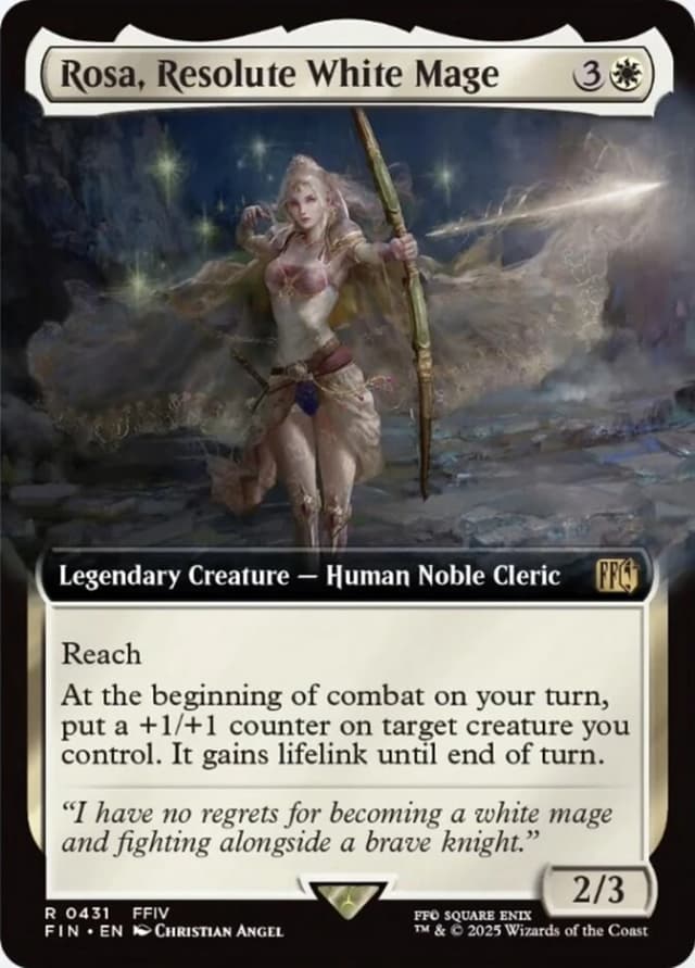 Rosa, Resolute White Mage image