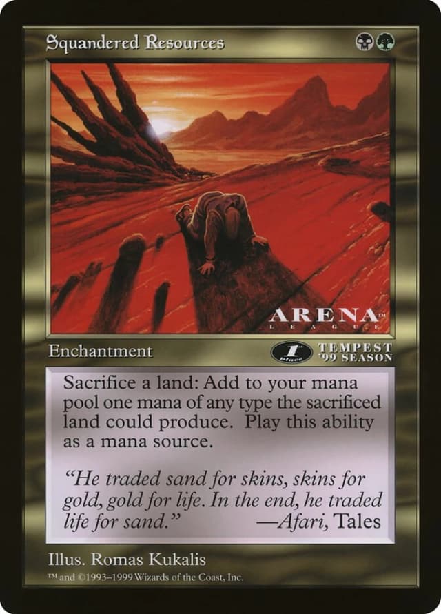 Squandered Resources image
