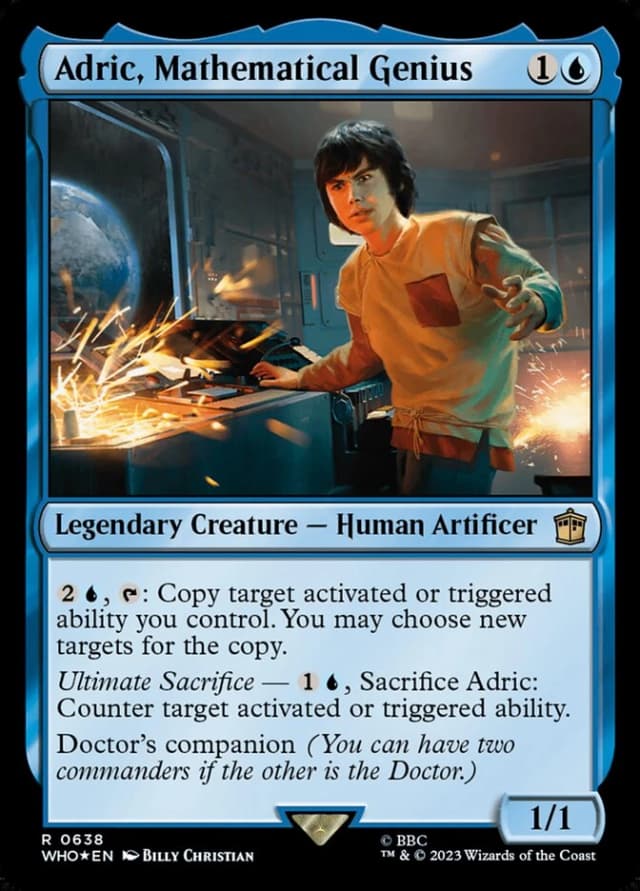 Adric, Mathematical Genius image