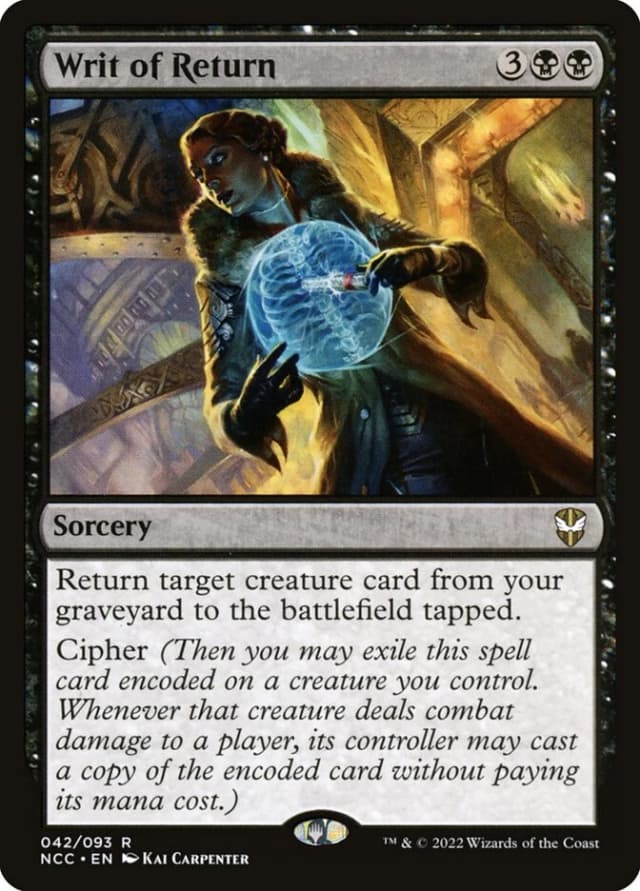 Writ of Return image