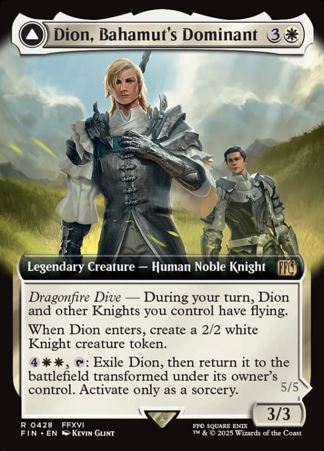 Dion, Bahamut's Dominant // Bahamut, Warden of Light image