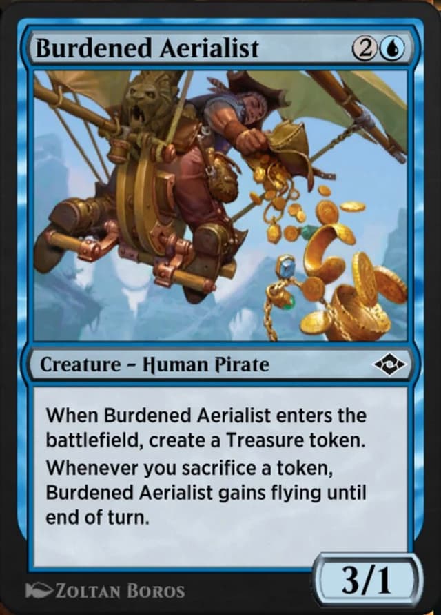 Burdened Aerialist image