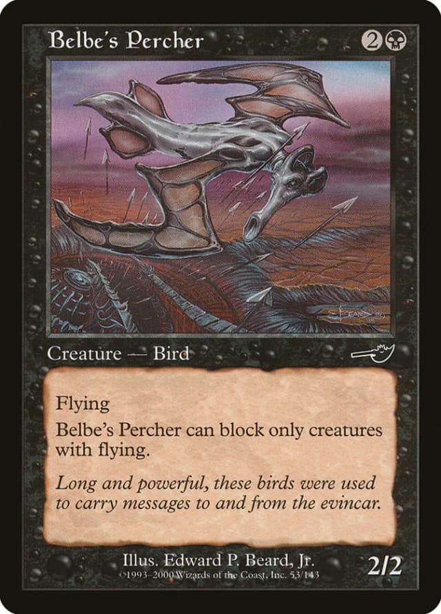 Belbe's Percher image