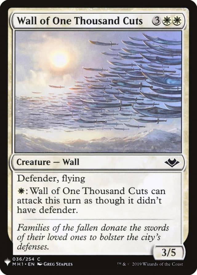 Wall of One Thousand Cuts image