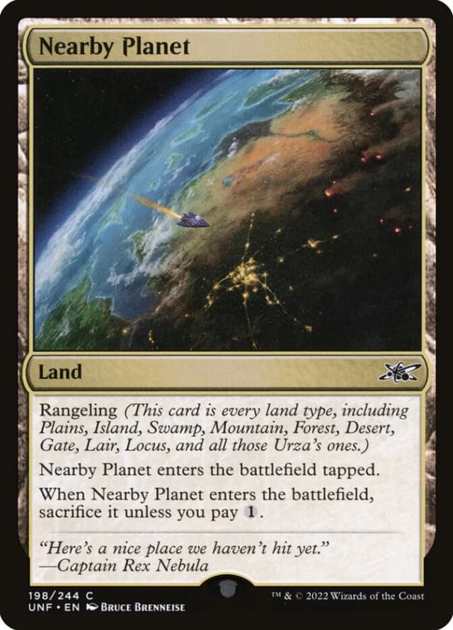 Nearby Planet image
