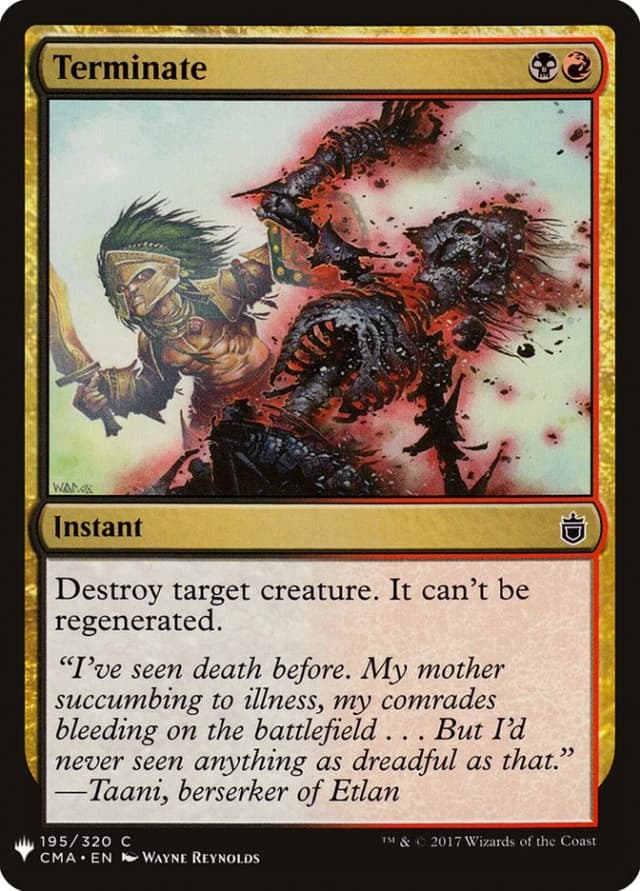 Terminate image