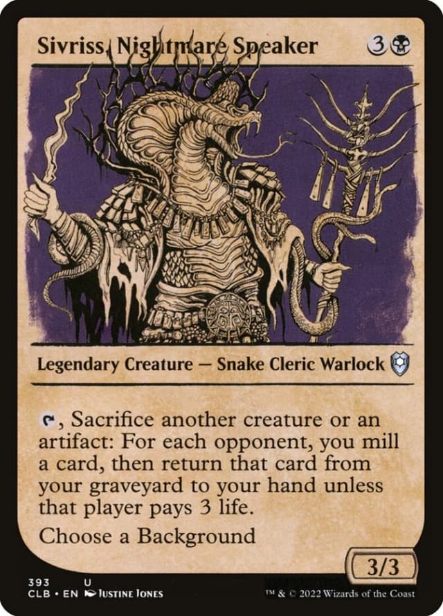 Sivriss, Nightmare Speaker image