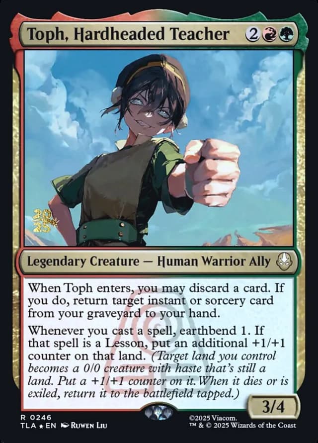 Toph, Hardheaded Teacher image