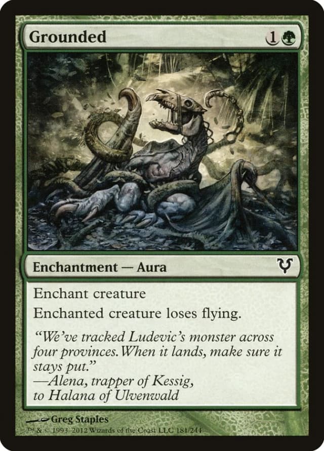 Grounded image