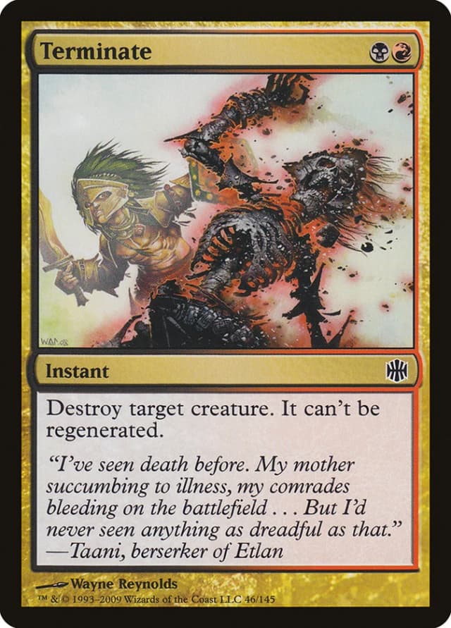 Terminate image