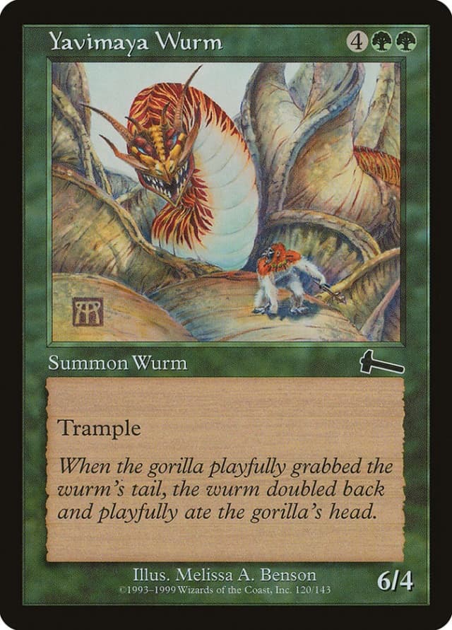 Yavimaya Wurm image