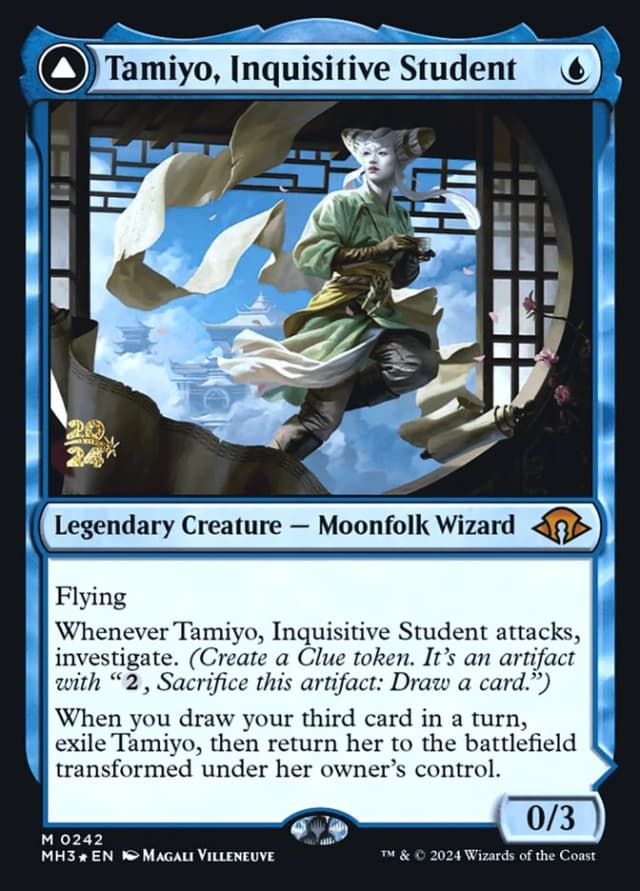 Tamiyo, Inquisitive Student // Tamiyo, Seasoned Scholar image