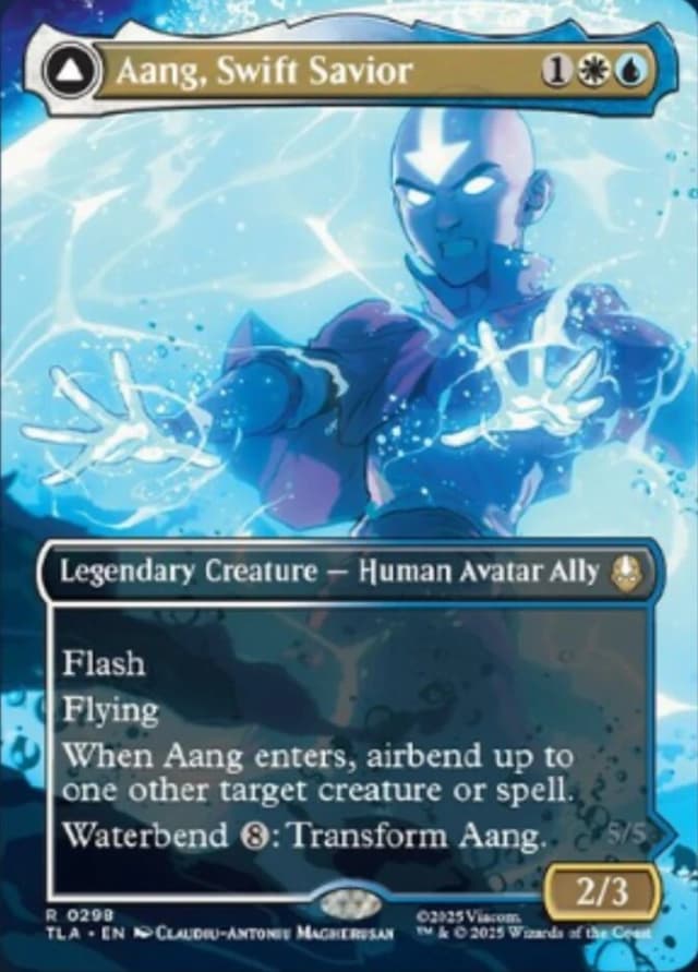 Aang, Swift Savior // Aang and La, Ocean's Fury image