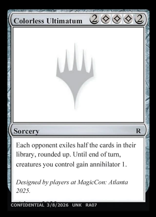 Colorless Ultimatum image