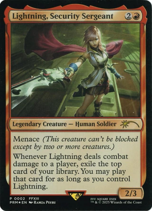 Lightning, Security Sergeant image