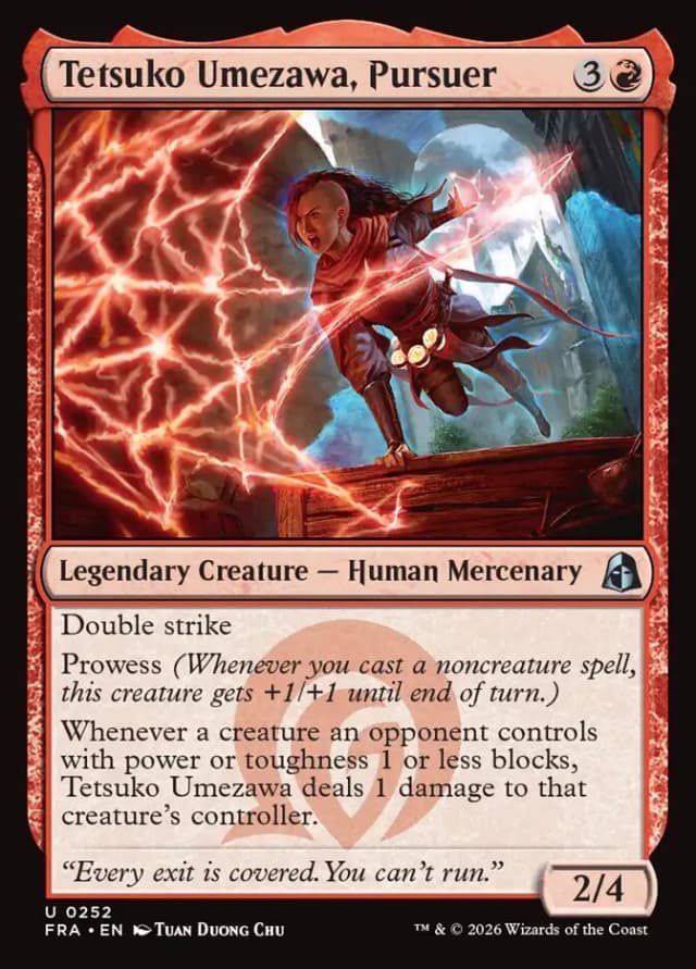 Tetsuko Umezawa, Pursuer image