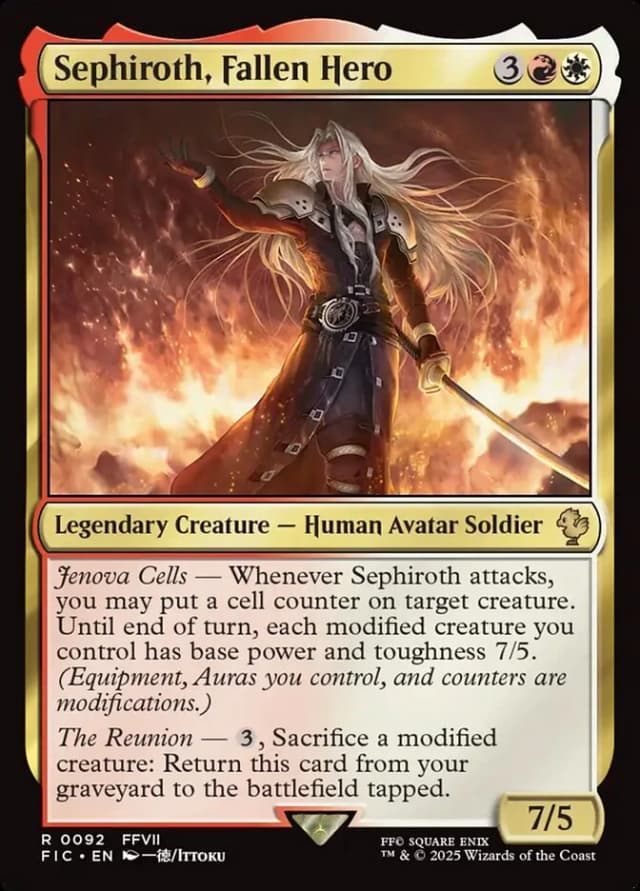 Sephiroth, Fallen Hero image