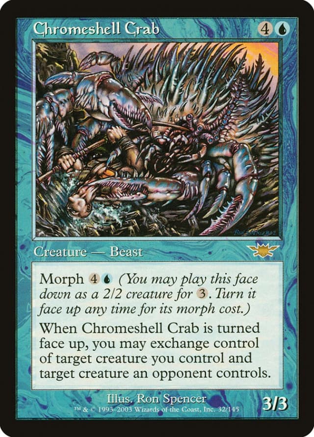 Chromeshell Crab image