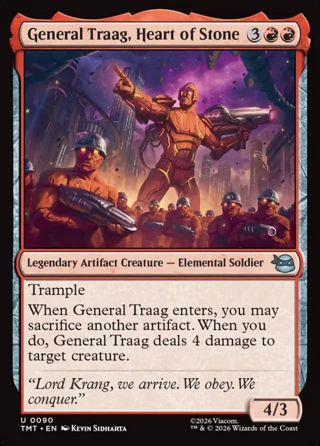 General Traag, Heart of Stone image