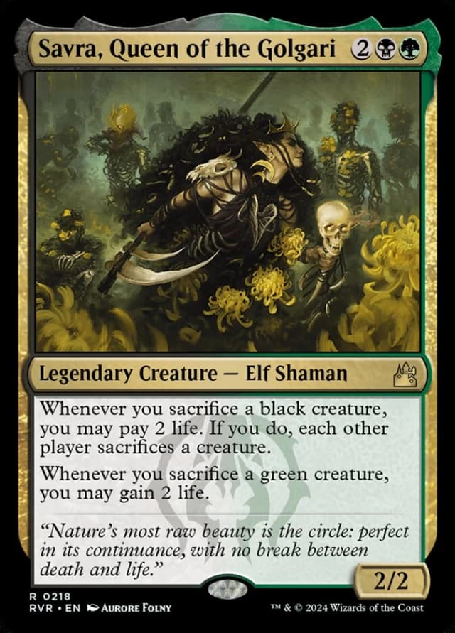 Savra, Queen of the Golgari image