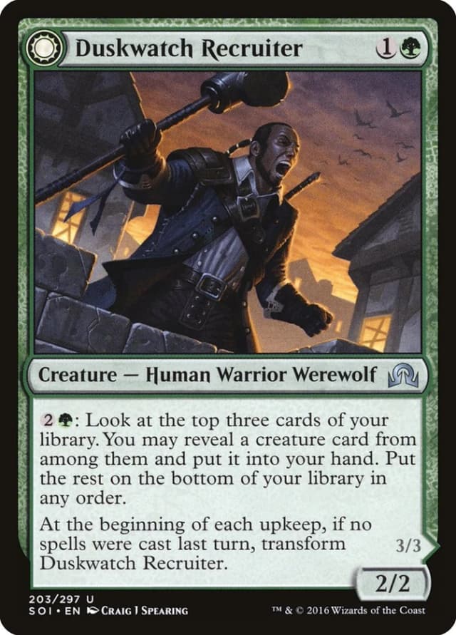 Duskwatch Recruiter // Krallenhorde Howler image