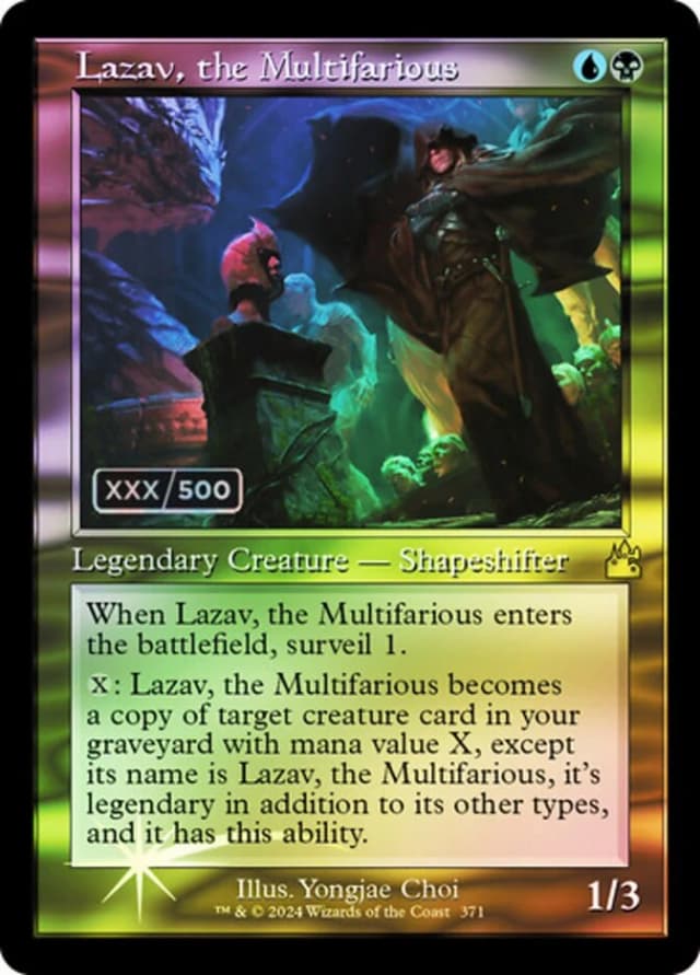 Lazav, the Multifarious image