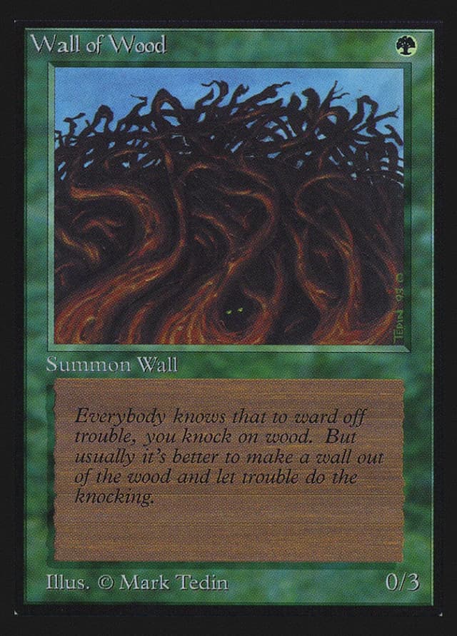 Wall of Wood image
