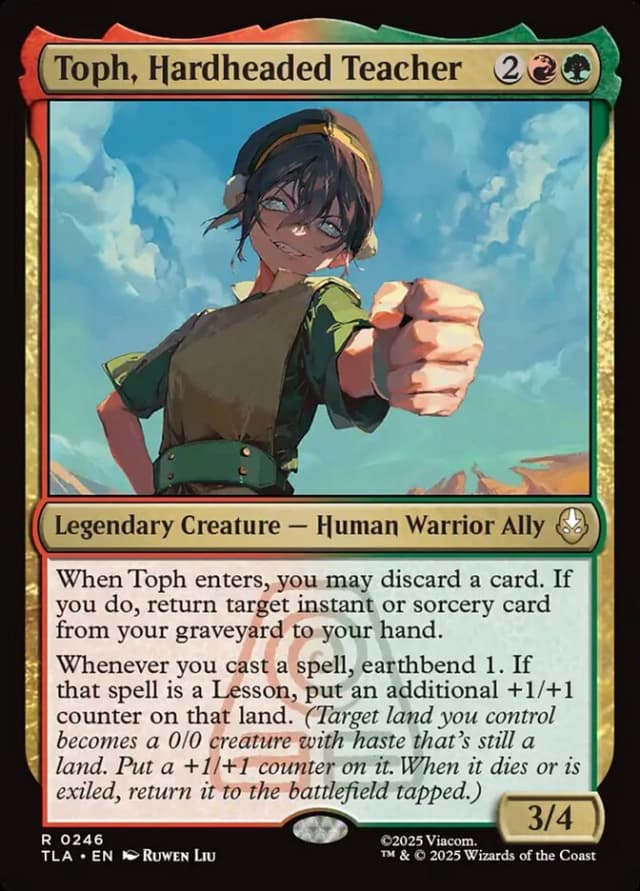 Toph, Hardheaded Teacher image