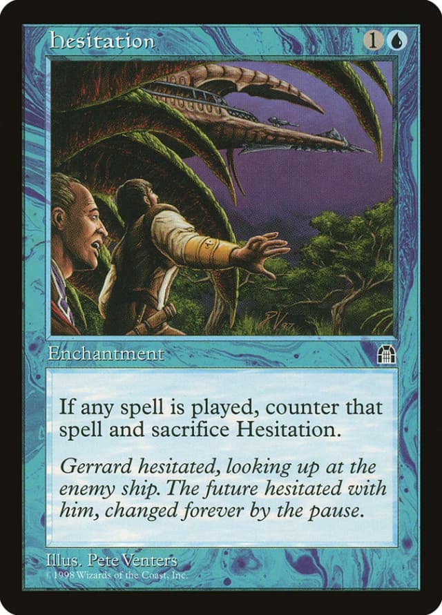 Hesitation image