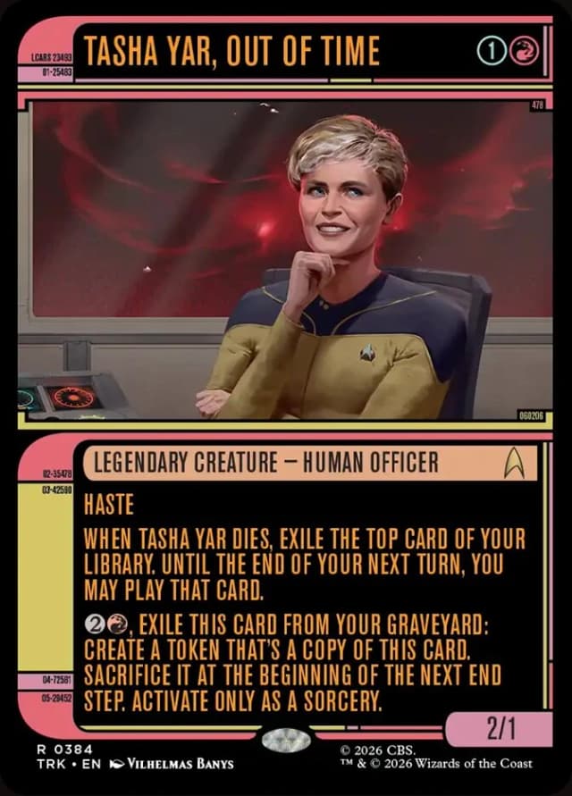 Tasha Yar, Out of Time image