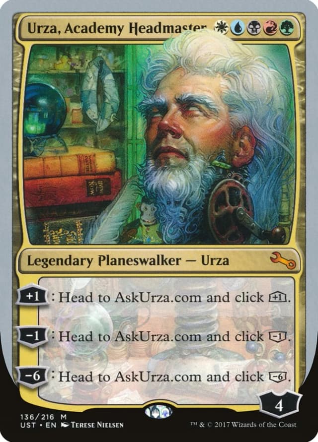 Urza, Academy Headmaster image