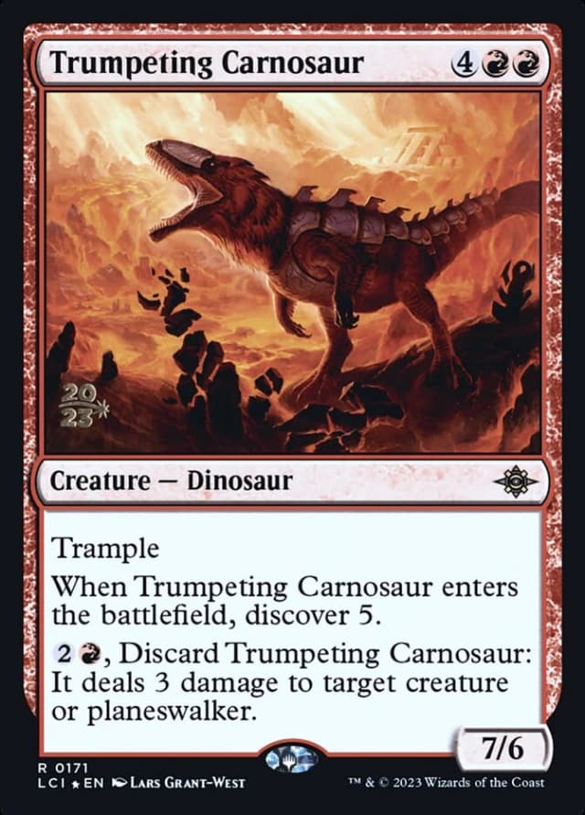 Trumpeting Carnosaur image